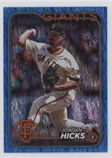 2024 Topps Update Blue Holo Foilboard 671/999 Jordan Hicks #US287 05gv