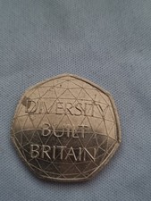 Rare Diversity Built Britain 50p  Genuine 2020