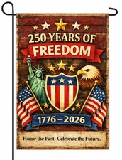 250th Anniversary Garden Flag for Outside, 250 Anniversary USA Flag, USA 250t...