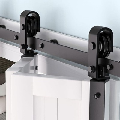 Heavy Duty Bi-Fold Schiebetür Hardware Kit Smooth Quiet Track System 36