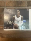 Ja Morant Signed Autographed 8x10 Photo Memphis Grizzlies w/ COA PSA