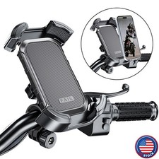 Motorcycle Phone Mount Auto Lock Anti-Shake Bike Phone Holder For Samsung iPhone