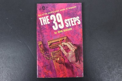 The 39 Steps John Buchan 1963 Popular Library Suspense Thriller Paperback PB
