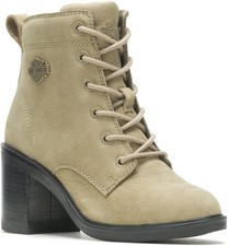 Harley-Davidson Women's Corby Lace Heeled Motorcycle Boot Size 7 1/2