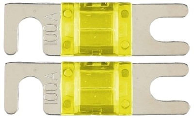 Install Bay MANL100 Nickel 100 Amp Mini ANL Fuse Car / Boat / Truck - Pack of 2