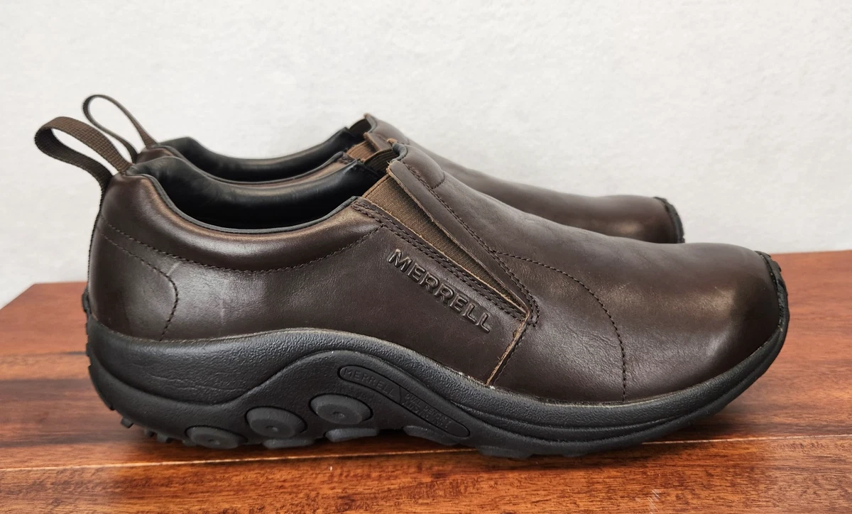 Merrell Jungle Moc Mens Size 13 US Brown Leather Slip On Loafer Shoes J63883 Merrell Jungle Moc M Casual Shoes for Men for sale | eBay main image 2
