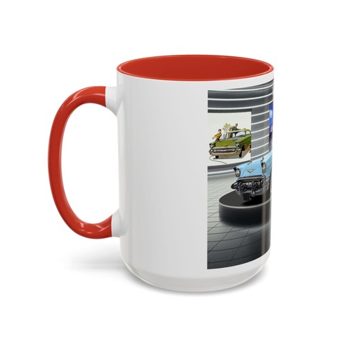 Taza y taza de café Chevy Muscle Car 1957 coche clásico TV publicidad promoción - Imagen 9 de 65