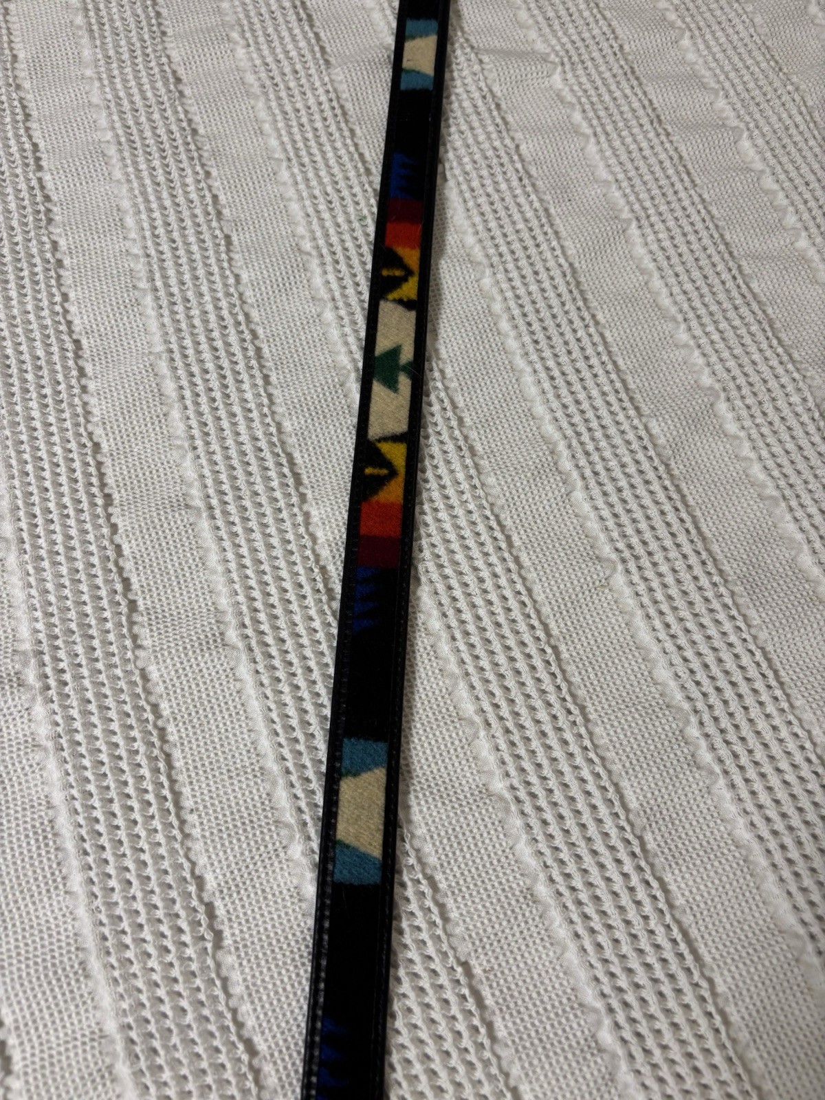 Pendleton Reversible Double-Ring Belt Black And W… - image 4