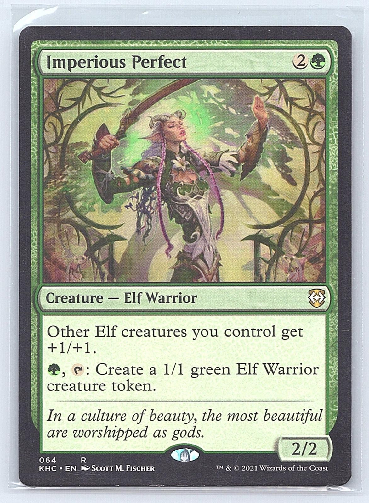 IMPERIOUS PERFECT 64 RARE COMMANDER: KALDHEIM MAGIC: THE GATHERING NM