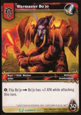 Moderate Play WoW TCG Warmaster Bo'jo The Hunt for Illidan World of Warcraft