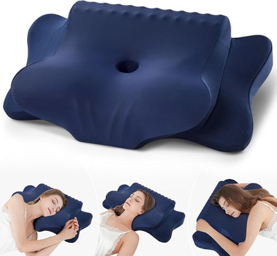 Cervical Pillow for Neck Pain Relief - Cooling Ergonomic Dual-Sided Orthopedic N