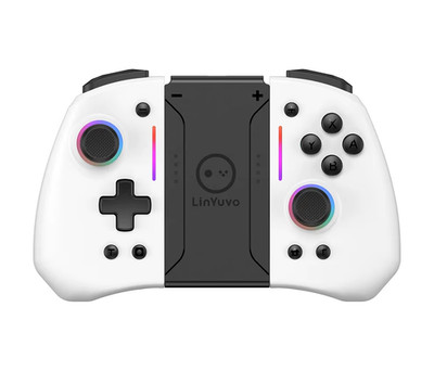 Linyuvo KS42 Meteor Light Wireless Joy-Pad with 8 Color RGB Lights for Switch/Li