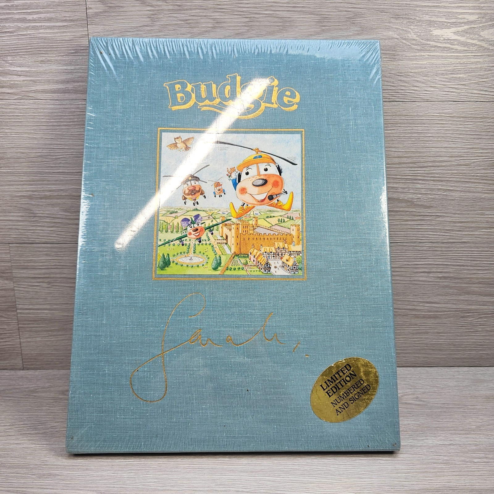 RARE Signed The Adventures of Budgie Sarah Ferguson John Richardson LTD Sealed