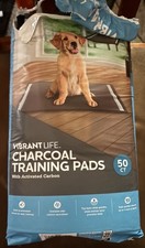 Large Charcoal Dog Training Pads 50 Pack 22  x 22  