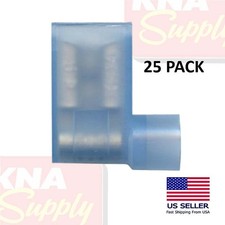 25 PC 16-14 AWG Nylon Flag Spade Female Insulated Quick Disconnects Connector