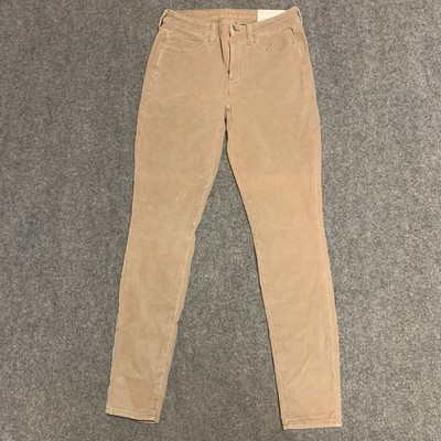 American Eagle Corduroy Hi Rise Jegging Womens 6 Regular 28w Stretch New