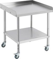 Stainless Steel Camping Picnic Table BBQ Garden Kitchen Prep Table 28*24*30'' UK