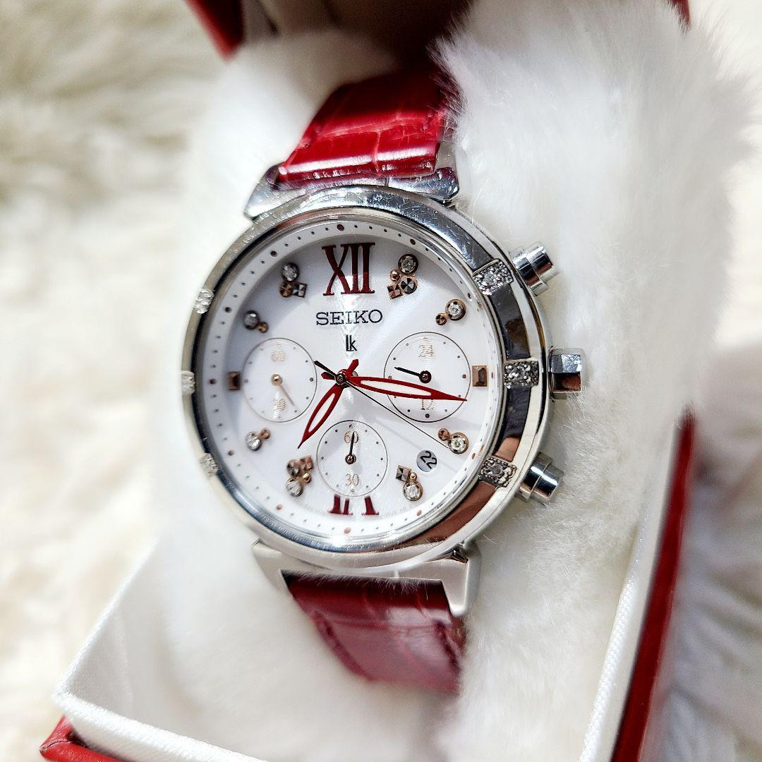 Seiko Rukia 20th Anniversary Chronograph SSVS022 Solar Red Limited 