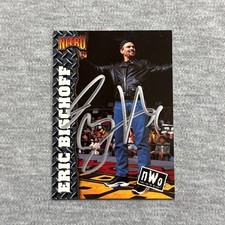 1999 Topps WCW/nWo Nitro #32 Eric Bischoff Signed IP Auto