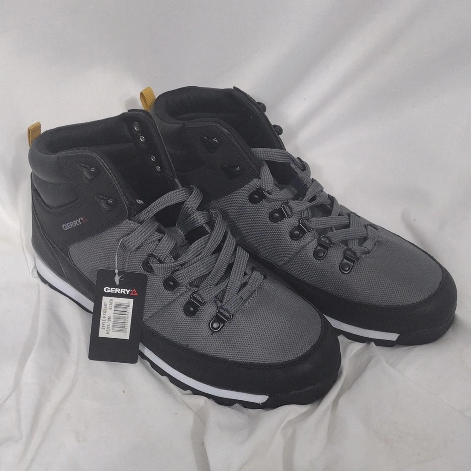 NWOB Gerry Weber Black Replay Men's Hiking Boots Size 10M