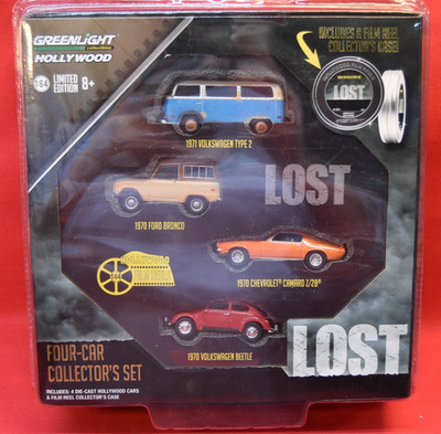 Greenlight Collectables 1:64 Lost 4-Car Collector's Set Volkswagen Camaro #8020