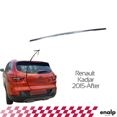 Chrome Luggage Lower Cover Trim 1 Pcs For Renault Kadjar 2015-Present S.Steel