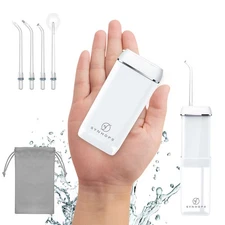 Water Flosser [ Mini Cordless Portable ] Oral Irrigator Water Teeth Cleaner P...