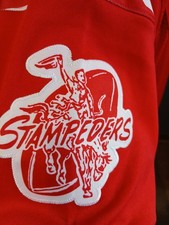 CALGARY STAMPEDERS THROWBACK NEW ERA BLANK JERSEY CFL BNWT