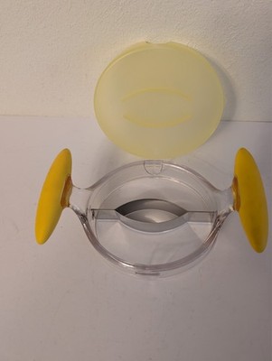 PROfreshionals Mango Slicer, Yellow, Plastic and Stainless Steel Blade VGC