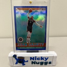Russell Westbrook 2019-20 NBA Panini Hoops Premium Blue Zero Gravity Prizm #20