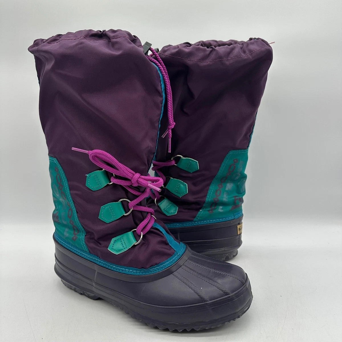 Sorel‎ Snowlion Womens Purple Winter Snow Boots Insulated Waterproof Size 14.5 Sorel Freestyle Womens Vintage Winter Snow | Mercari main image 3