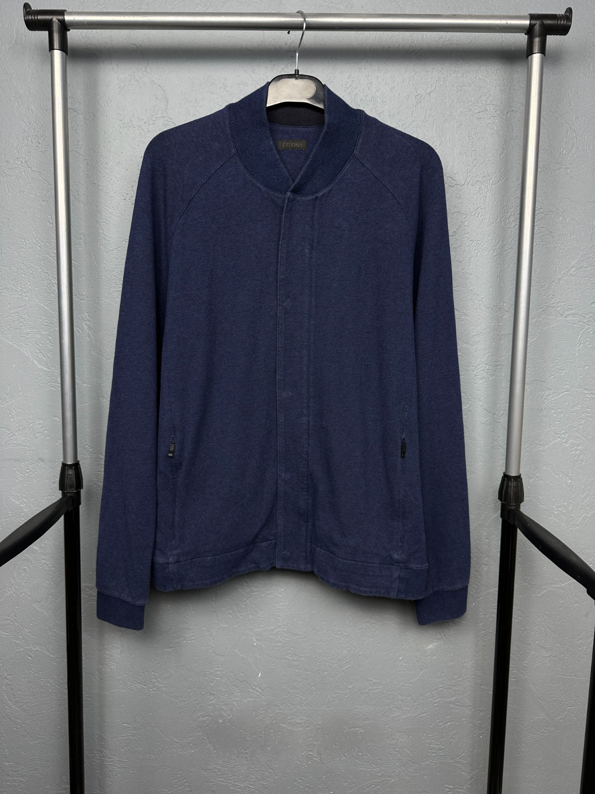 Z Zegna Mens Cotton - Modal Bomber Jacket Size XL