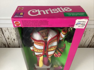 Tenue Vintage Barbie Christie – Benetton Shopping De Mattel, 1991