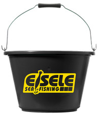 Eisele Sea Fishing Bait Bucket with Lid 18L - Black