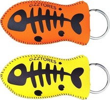 Floating Keychain Boat Key Float 4 to 5 Keys for Orange/Yellow