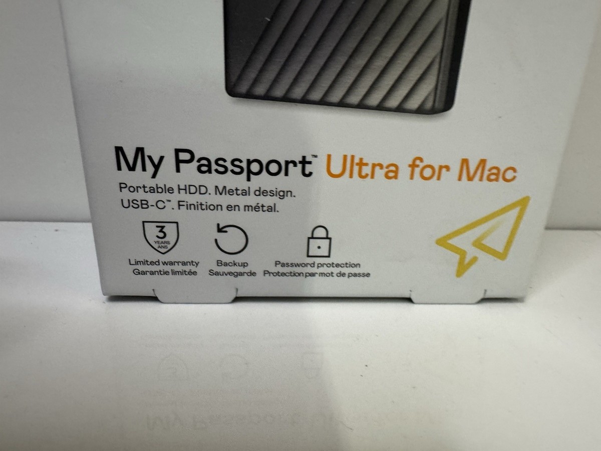 【未開封】My Passport Ultra for Mac 5TB WD 5TB My Passport Ultra for Mac Portable HDD Silver