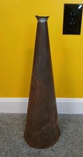 Vintage Tin Megaphone / Fog Horn 19 5/8”