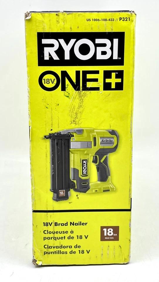Clavadora Brad AirStrike inalámbrica calibre 18 V Ryobi ONE+ - Usada Foto 2 de 4