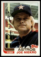 1982 Topps #611 Joe Niekro NRMT+