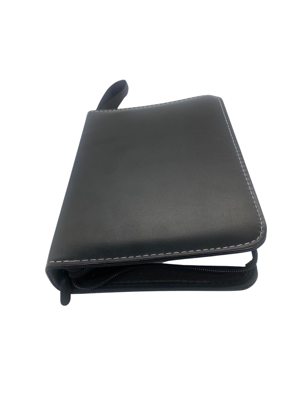 Card Collection Album NEW 9x7" holds 400 cards 50 pages Black PU