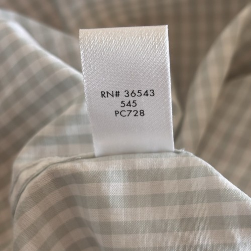 CALVIN KLEIN Shirt Mens 2XL Green Checkered Long Sleeve Collared Button Down - Picture 9 of 9
