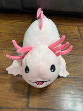 Axolotl Pillow Plush/stuffed Snoozimals Pink SNOOZIMAL Salamander