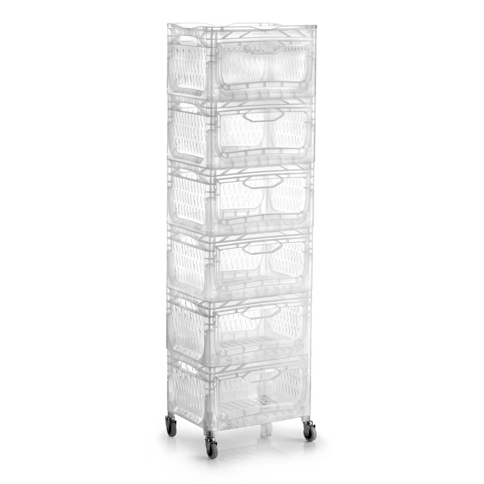 Set Eurobox auf Rollen Transportbox Lagerbox Rollwagen Transportwagen Lagerkist - Bild 2 von 4