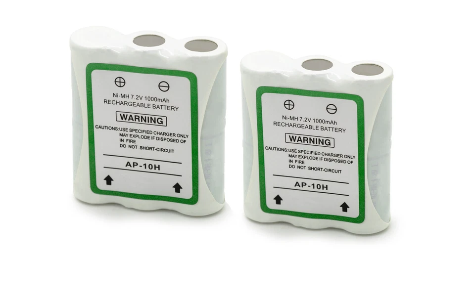 2x 7.2V 1000mAh NiMh battery for Motorola HNN9044, HNN9056A, Radius P50 - Image 4 of 4