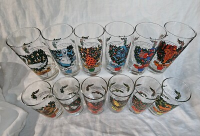 Indiana Glass Twelve Days of Christmas Tumblers 12 oz Lyrics Graphics 1970s  EUC | eBay