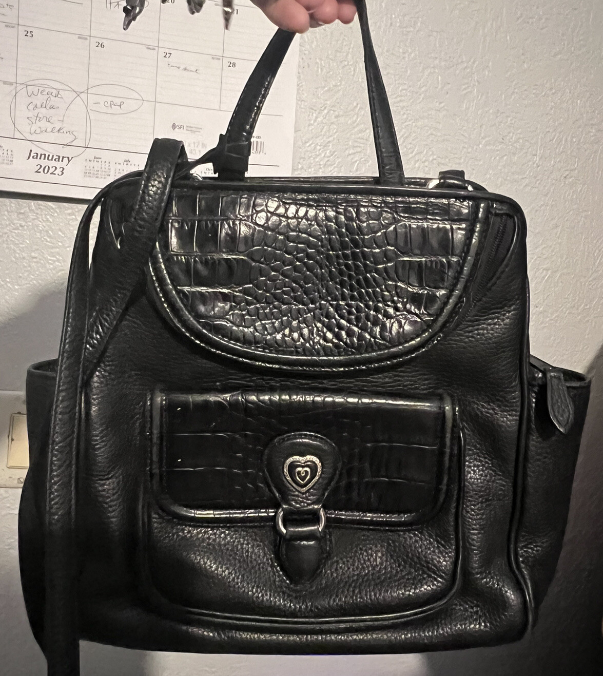 PONY ZAINO BRIGHTON DONATELLA Organizer in pelle portafoglio integrato lg. designer