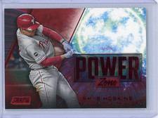 2020 Topps Stadium Club Rhys Hoskins Philadelphia Phillies Red Power Zone #PZ-12