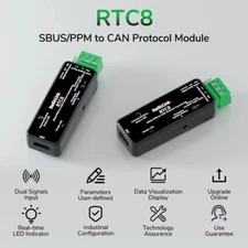 Radiolink RTC8 SBUS/PPM To CAN Protocol Module Dual Signal Input APP Parameter