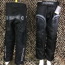 NEW GI Sportz Glide Padded Tournament Paintball Pants - Black/Grey - X-Large