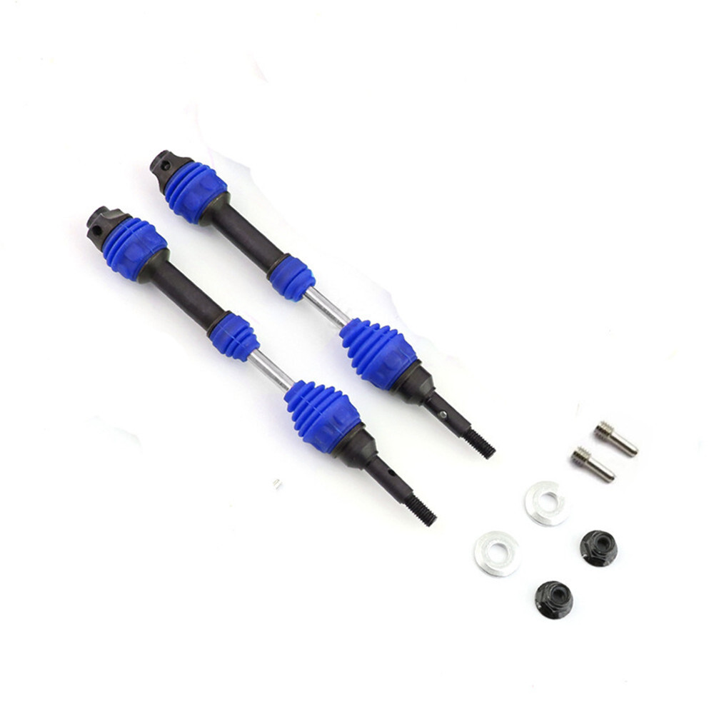 GPM Bras De Fusée Arrière Aluminium Pour Traxxas Rustler 4X4 VXL (67076-4) - 2 Pièces Bleues | Amélioration Performance RC - 2